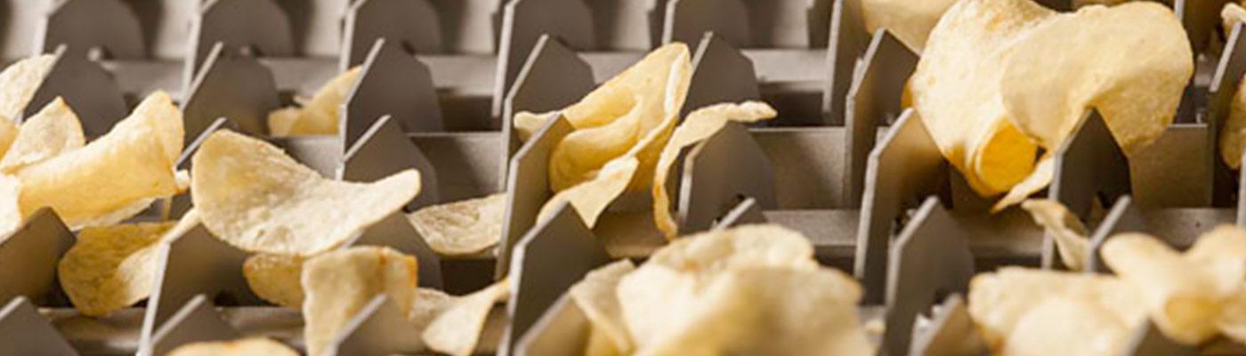 Chip sizing machinery for potato chip industry